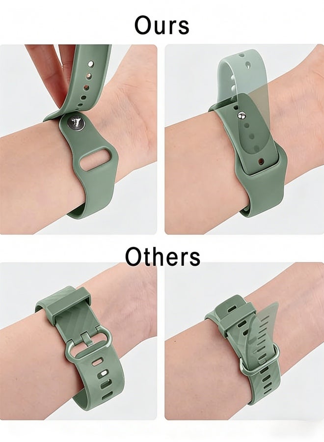 Adjustable Soft Silicone Sport Strap Replacement Band for GT/GT2 46mm,green - Image 2